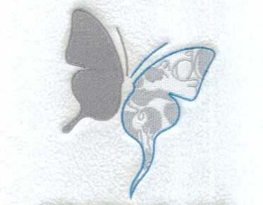 embroidery digitizing butterfly design